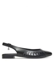 Lasocki Baleriny RST-KOLETTA-15 Czarny. Czarne baleriny Lasocki, bez wzorów, ze skóry, bez obcasa. Za 149.99 zł.