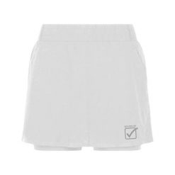 Damska Suknia Sportowa Givova Padel - Oddychająca i Elastyczna. Białe spódnice Givova, bez wzorów, eleganckie, sportowe. Za 219.99 zł.