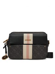 Liu Jo Torebka Esc M Camera Case AXX034 E0538 Czarny. Czarne listonoszki Liu Jo, bez wzorów, ze skóry, bez dodatków. Za 469.99 zł.