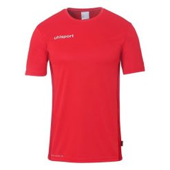 Koszulka Uhlsport Progressive 28 Poly. Białe bluzki Uhlsport, bez wzorów, sportowe, bez kołnierzyka, bez ramiączek. Za 139.00 zł.