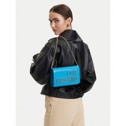 Torebka LOVE MOSCHINO. Niebieskie torebki klasyczne Love Moschino, bez wzorów, bez dodatków. Za 719.99 zł.
