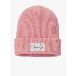 Czapka zimowa damska Columbia Lost Lager II Beanie - pink agave/script. Czerwone czapki Columbia, bez wzorów. Za 94.99 zł.