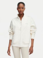 Guess Bluza V5BQ15 KCX22 Kremowy Regular Fit. Białe bluzy Guess, l, z aplikacjami, z syntetyku, bez kaptura. Za 474.99 zł.