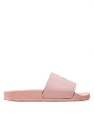 Off-White Klapki OWIC002F22MAT0013000 Różowy. Czerwone klapki OFF-WHITE, bez wzorów, z tworzywa sztucznego, bez obcasa. Za 529.99 zł.