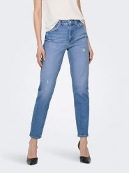 ONLY Dżinsy - Regular fit - w kolorze błękitnym rozmiar: W29/L32. Niebieskie jeansy Only, l, z aplikacjami, z podwyższonym stanem. Za 167.45 zł.