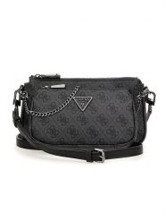 Guess Torebka w kolorze antracytowym - 24 x 12 x 4 cm rozmiar: onesize. Czarne torby na ramię Guess, z aplikacjami, z materiału, na ramię, bez dodatków. Za 434.85 zł.
