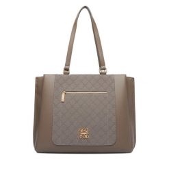Torebka Nine West. Szare shopper Nine West, bez wzorów, bez dodatków. Za 329.99 zł.