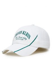 Calvin Klein Czapka z daszkiem LV04F5063G Biały. Białe czapki Calvin Klein, bez wzorów, z bawełny. Za 169.99 zł.