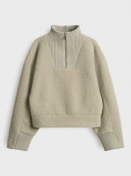 OPUS Bluza pluszowa w kolorze miętowym rozmiar: 38. Zielone bluzy Opus, bez wzorów, bez kaptura. Za 165.99 zł.