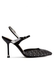 Liu Jo Szpilki Demi 13 SA6009 TX527 Czarny. Czarne szpilki Liu Jo, bez wzorów, z materiału, bez obcasa, na szpilce, bez zapięcia. Za 769.99 zł.