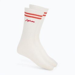 Skarpety damskie JOYINME Statement. Czerwone skarpety Joy in me, bez wzorów, z bawełny. Za 52.99 zł.