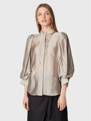 Bruuns Bazaar Koszula Calendula Lene BBW3086 Szary Regular Fit. Szare koszule Bruuns Bazaar, bez wzorów, z lyocellu, bez kołnierzyka, bez ramiączek. Za 509.99 zł.