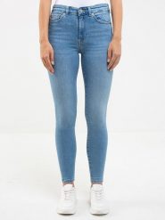 BIG STAR Dżinsy - Skinny fit - w kolorze błękitnym rozmiar: W30/L30. Niebieskie jeansy Big Star, l, z aplikacjami, z podwyższonym stanem. Za 204.99 zł.
