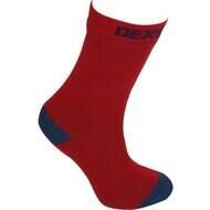Skarpety do łydek Dexshell crew. Czerwone skarpety DEXSHELL, bez wzorów. Za 193.00 zł.