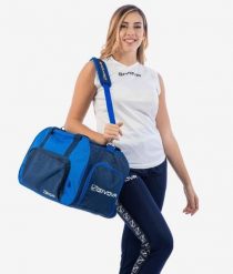Torba sportowa Givova Palestra Royal Blue. Niebieskie torby na ramię Givova, z aplikacjami, z materiału, sportowe, na ramię, duże, z nadrukiem, bez dodatków. Za 112.42 zł.