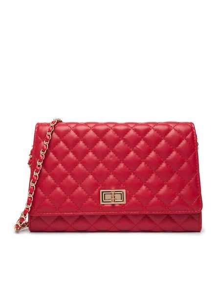 Badura Torebka TYL00500 Czerwony. Czerwone kopertówki Badura, bez wzorów, z materiału, bez dodatków. Za 129.99 zł.