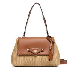 Torebka Guess. Brązowe torebki klasyczne Guess, z aplikacjami, bez dodatków. Za 584.99 zł.