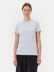 Guess T-Shirt V3BI11 J1314 Błękitny Regular Fit. Niebieskie t-shirty Guess, l, z aplikacjami, z bawełny, bez kołnierzyka, bez ramiączek. Za 159.99 zł.