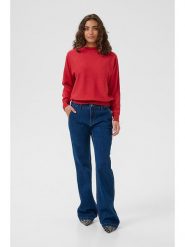 CULTURE Sweter w kolorze czerwonym rozmiar: XL. Czerwone swetry Culture, xl, bez wzorów, bez ramiączek. Za 113.95 zł.