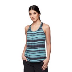 Koszulka trekkingowa damska Black Diamond Integrale Tank. Niebieskie bluzki Black Diamond, l, bez wzorów, sportowe, bez kołnierzyka, bez ramiączek. Za 238.00 zł.
