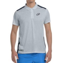 Bullpadel Balto Polo Shirt. Szare koszulki polo bullpadel, bez wzorów, bez kołnierzyka, bez ramiączek. W wyprzedaży za 134.75 zł.