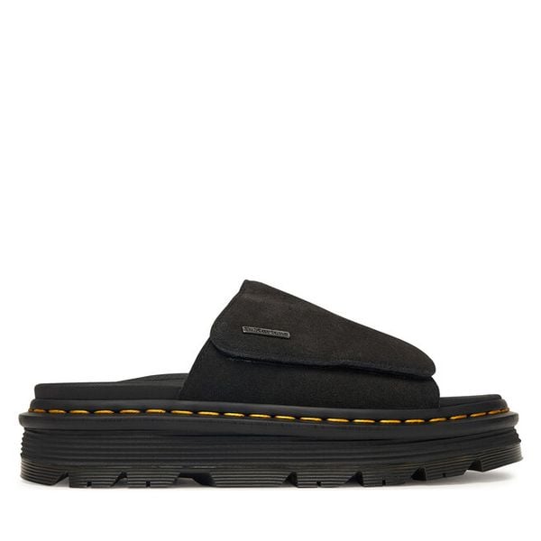 Klapki Dr. Martens. Czarne klapki Dr. Martens, bez wzorów, bez obcasa. Za 679.99 zł.