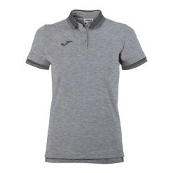Koszulka polo do tenisa damska Joma Bali II. Szare koszulki polo Joma, xl, bez wzorów, bez kołnierzyka, bez ramiączek. W wyprzedaży za 148.50 zł.