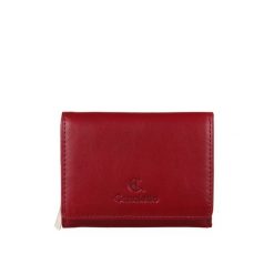 Czerwony portfel damski Canaletto ze skóry garbowanej roślinnie PD2003cs165 GR RFID. Czerwone portfele bez wzorów, ze skóry. Za 152.00 zł.