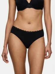 Triumph Figi klasyczne Feel Of Cotton 10224973 Czarny. Czarne figi Triumph, bez wzorów, z bawełny. Za 49.99 zł.
