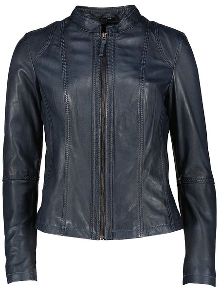 7eleven Skórzana kurtka "Palo" w kolorze granatowym rozmiar: 38. Niebieskie kurtki 7eleven, bez wzorów, ze skóry, bez kaptura. Za 558.95 zł.