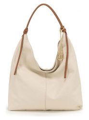 Lucca Baldi Skórzana torebka "Taranto" w kolorze beżowym - 44 x 32 x 5 cm rozmiar: onesize. Brązowe torby na ramię Lucca Baldi, bez wzorów, z materiału, na ramię, bez dodatków. Za 304.99 zł.