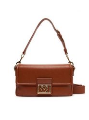 LOVE MOSCHINO Torebka JC4086PP1NLI0312 Brązowy. Brązowe torebki klasyczne Love Moschino, bez wzorów, ze skóry, bez dodatków. Za 949.99 zł.