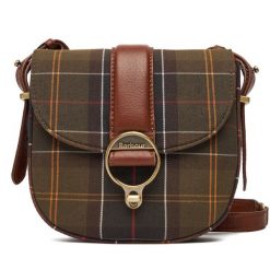 Torebka Barbour. Brązowe listonoszki Barbour, bez wzorów, bez dodatków. Za 709.99 zł.