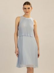 APART Sukienka w kolorze jasnoszarym rozmiar: 44. Szare sukienki Apart, bez wzorów, bez kołnierzyka, bez ramiączek, mini. Za 217.99 zł.