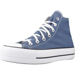 Buty CONVERSE ALL STAR LIFT Niebieski. Niebieskie trekkingi Converse, z tkaniny, trekkingowe. Za 405.39 zł.
