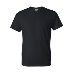 Koszulka DryBlend Unisex Dla Dorosłych. Czarne bluzki GILDAN, m, bez wzorów, sportowe, bez kołnierzyka, bez ramiączek. Za 36.99 zł.