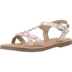 Sandały GIOSEPPO MAWES Rose. Czerwone sandały Gioseppo, bez wzorów, ze skóry, bez obcasa, bez zapięcia. Za 124.99 zł.