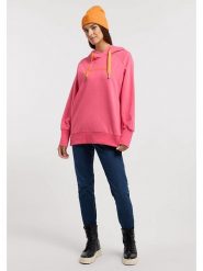 ELBSAND Bluza "Svana" w kolorze różowym rozmiar: S. Różowe bluzy ELBSAND, s, bez wzorów, z kapturem. Za 153.71 zł.