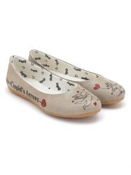 Goby Baleriny w kolorze beżowo-czerwonym rozmiar: 35. Brązowe baleriny Goby, bez wzorów, bez obcasa. Za 130.99 zł.