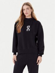 On Bluza Club Hoodie 1WE1004 Czarny Relaxed Fit. Czarne bluzy On, xs, bez wzorów, z bawełny, bez kaptura. Za 589.99 zł.