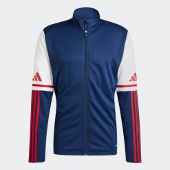 Bluza piłkarska ADIDAS Squadra 25 treningowa. Bluzy Adidas, l, bez wzorów, z materiału, bez kaptura. W wyprzedaży za 129.99 zł.