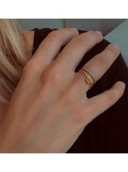 OR Carats Złoty pierścionek z diamentem rozmiar: 52. Żółte pierścionki OR Carats, z diamentem, złote. Za 289.88 zł.