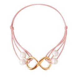 Bransoletka Ella pozłacana. Białe bransoletki Lilou, pozłacane. Za 171.00 zł.