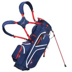 Mizuno BR DX Wodoodporna torba golfowa Torba stojąca NIEBIESKA. Czerwone torby na ramię Mizuno, bez wzorów, z gumy, klasyczne, na ramię, duże, bez dodatków. Za 1,364.63 zł.