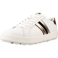Buty GEOX D56WEA 09BPZ Biały. Białe trekkingi Geox, ze skóry, na fitness i siłownię. Za 389.99 zł.