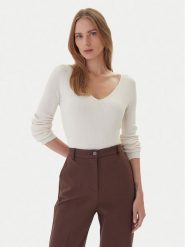 Kontatto Sweter 3M0818C Écru Slim Fit. Swetry Kontatto, m, bez wzorów, z syntetyku, bez ramiączek. Za 309.99 zł.