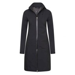 Parka dla kobiet Euro-Star Sandi. Czarne parki EURO-STAR, retro, bez kaptura. W wyprzedaży za 561.00 zł.