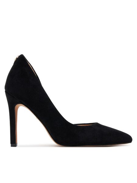 Nine West Szpilki CEO-MONA-01 Czarny. Czarne szpilki Nine West, bez wzorów, z materiału, bez obcasa, na szpilce, bez zapięcia. Za 229.99 zł.