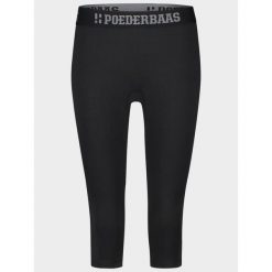Legginsy termoaktywne damskie Poederbaas 3/4 Lekkie. Czarne bielizna sportowa POEDERBAAS, m, bez wzorów, z elastanu. Za 216.99 zł.