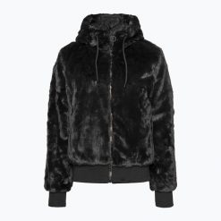 Kurtka futrzana damska CMP Fix Hood. Czarne kurtki narciarskie CMP, s, bez wzorów, z futra, bez kaptura, narciarskie. Za 279.99 zł.